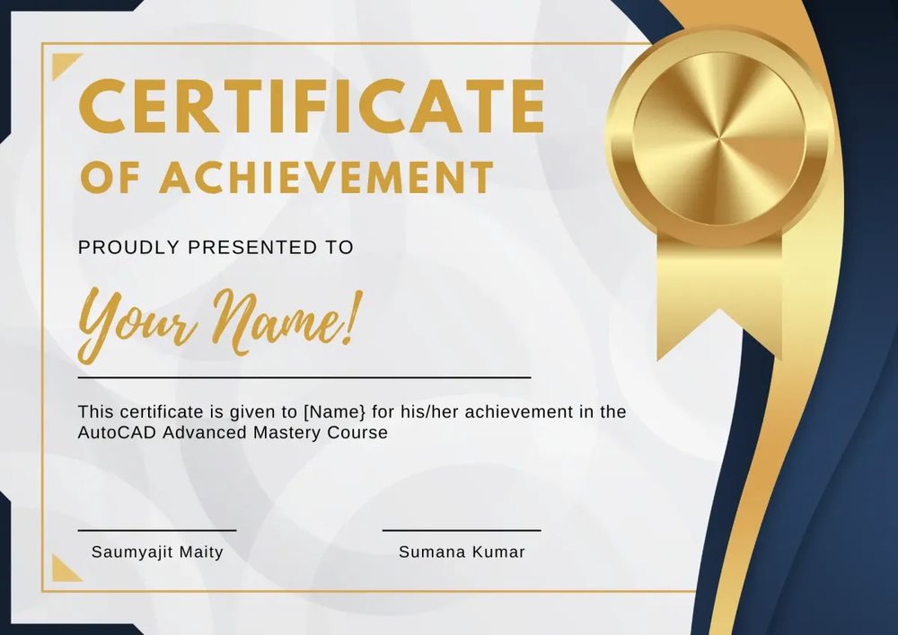 Certificate of achievement